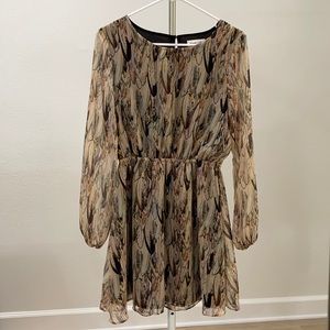 SugarLips Sheer Sleeves Dress